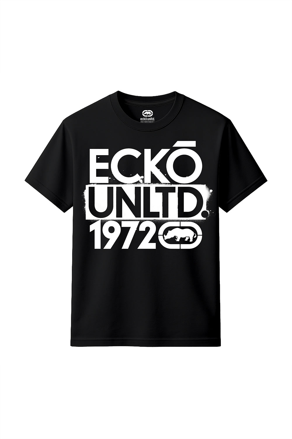 ECKO UNLTD STACKED T-SHIRT Black