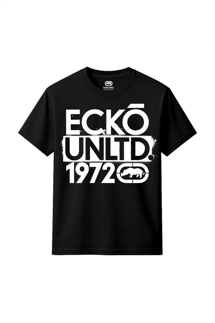 ECKO UNLTD STACKED T-SHIRT Black