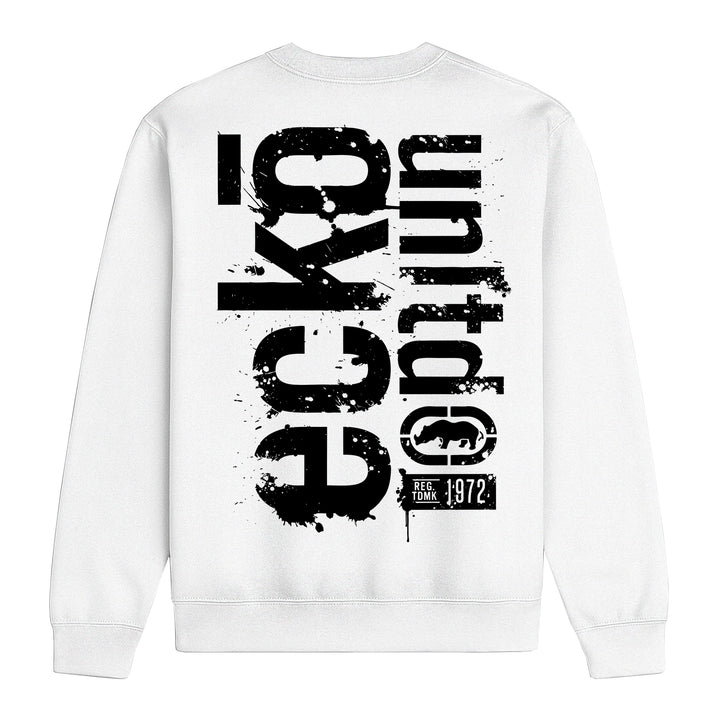 ECKO UNLTD STENCIL SWEATSHIRT WHITE