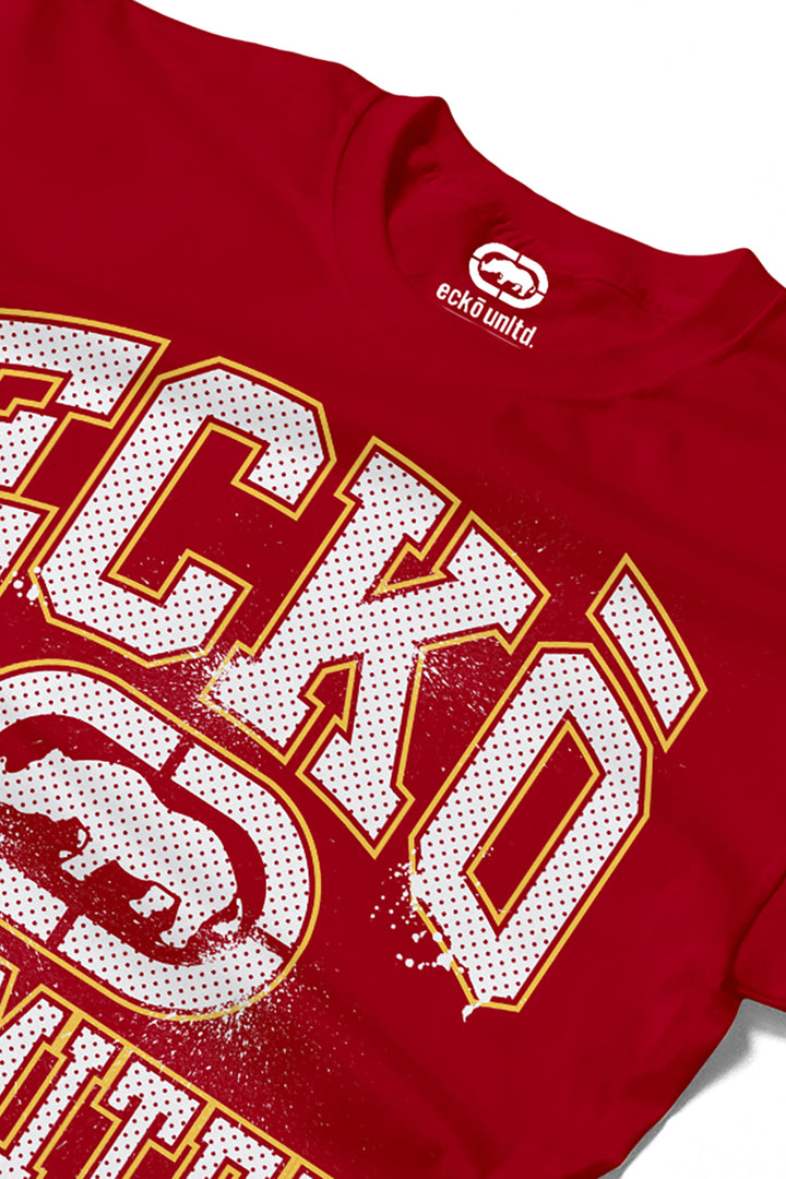 ECKO UNLTD COLLEGE T-SHIRT RED