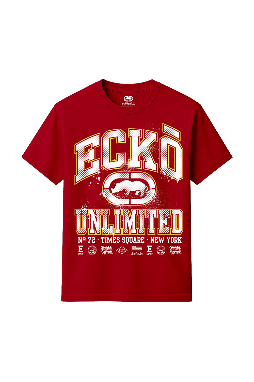 ECKO UNLTD COLLEGE T-SHIRT RED
