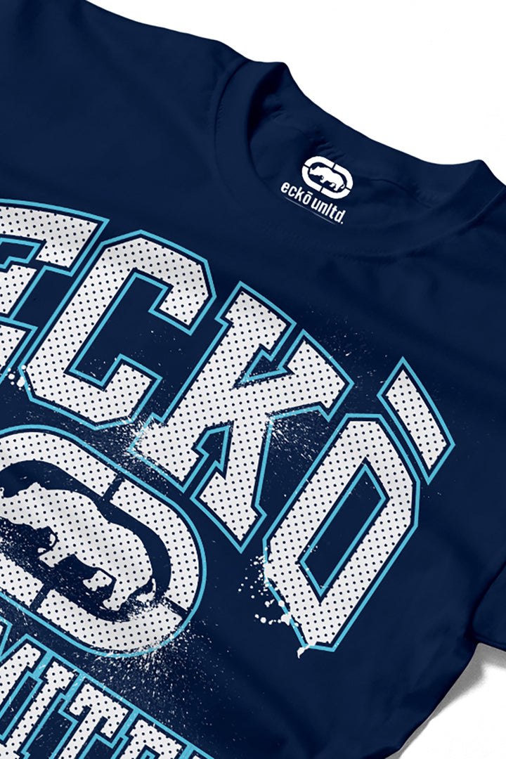ECKO UNLTD COLLEGE T-SHIRT NAVY