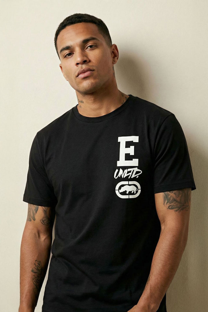ECKO UNLTD SPINAL T-SHIRT BLACK