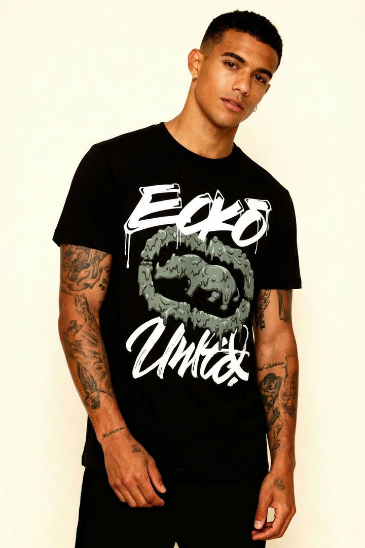 ECKO UNLTD DRIPS T-SHIRT BLACK