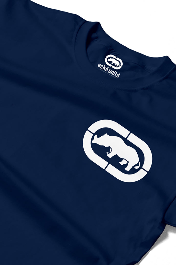 ECKO UNLTD BRANDED T-SHIRT NAVY
