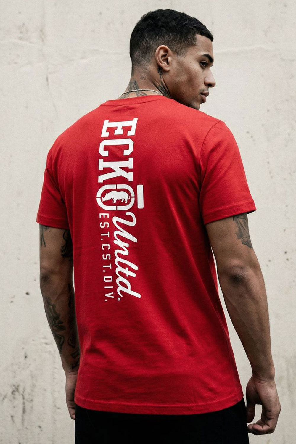 ECKO UNLTD BRANDED T-SHIRT RED