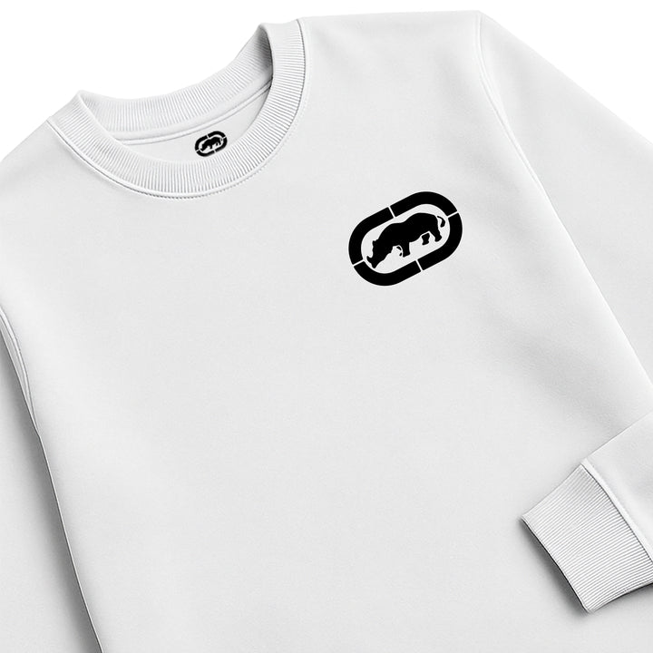 ECKO UNLTD BRANDED SWEATSHIRT WHITE