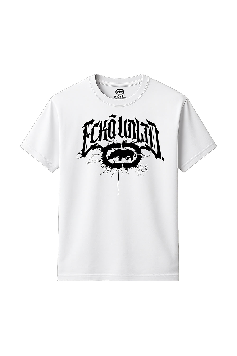 ECKO UNLTD GOTHIC GRAFFITI T-SHIRT WHITE