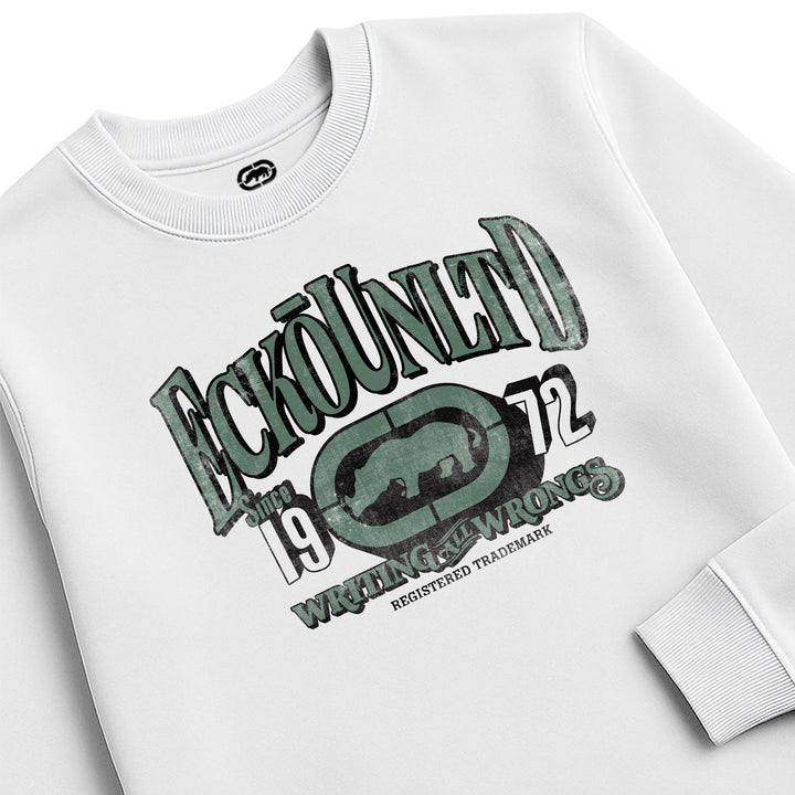 ECKO UNLTD RETRO SWEATSHIRT WHITE