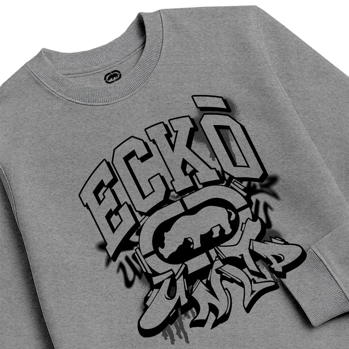 ECKO UNLTD SPRAY SWEATSHIRT SPORT GREY