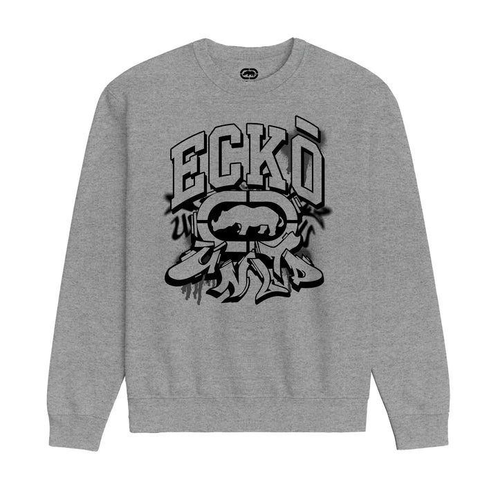ECKO UNLTD SPRAY SWEATSHIRT SPORT GREY