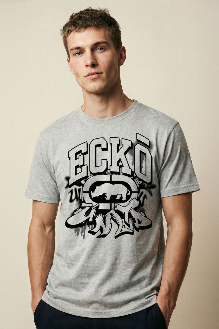 ECKO UNLTD SPRAY T-SHIRT SPORT GREY