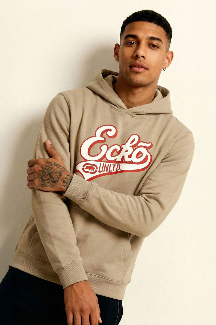 ECKO UNLTD SCRIPT HOODIE Sand
