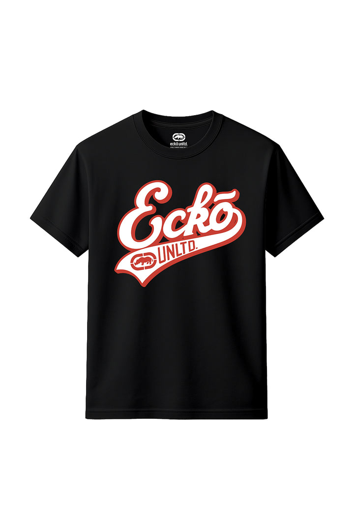 ECKO UNLTD SCRIPT T-SHIRT BLACK