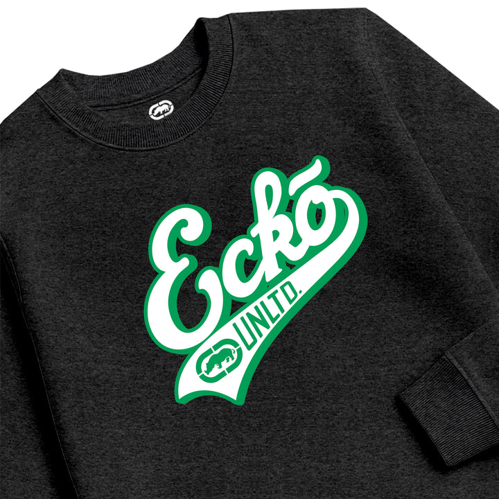 ECKO UNLTD SCRIPT SWEATSHIRT DK HEATHER