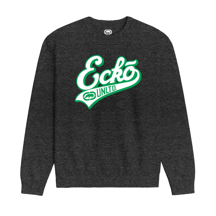 ECKO UNLTD SCRIPT SWEATSHIRT DK HEATHER
