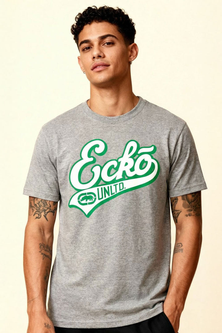 ECKO UNLTD SCRIPT T-SHIRT SPORT GREY
