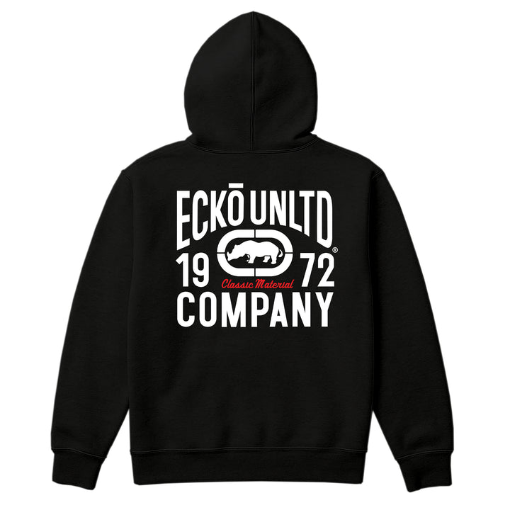 ECKO UNLTD CLASSIC MATERIAL HOODIE Black