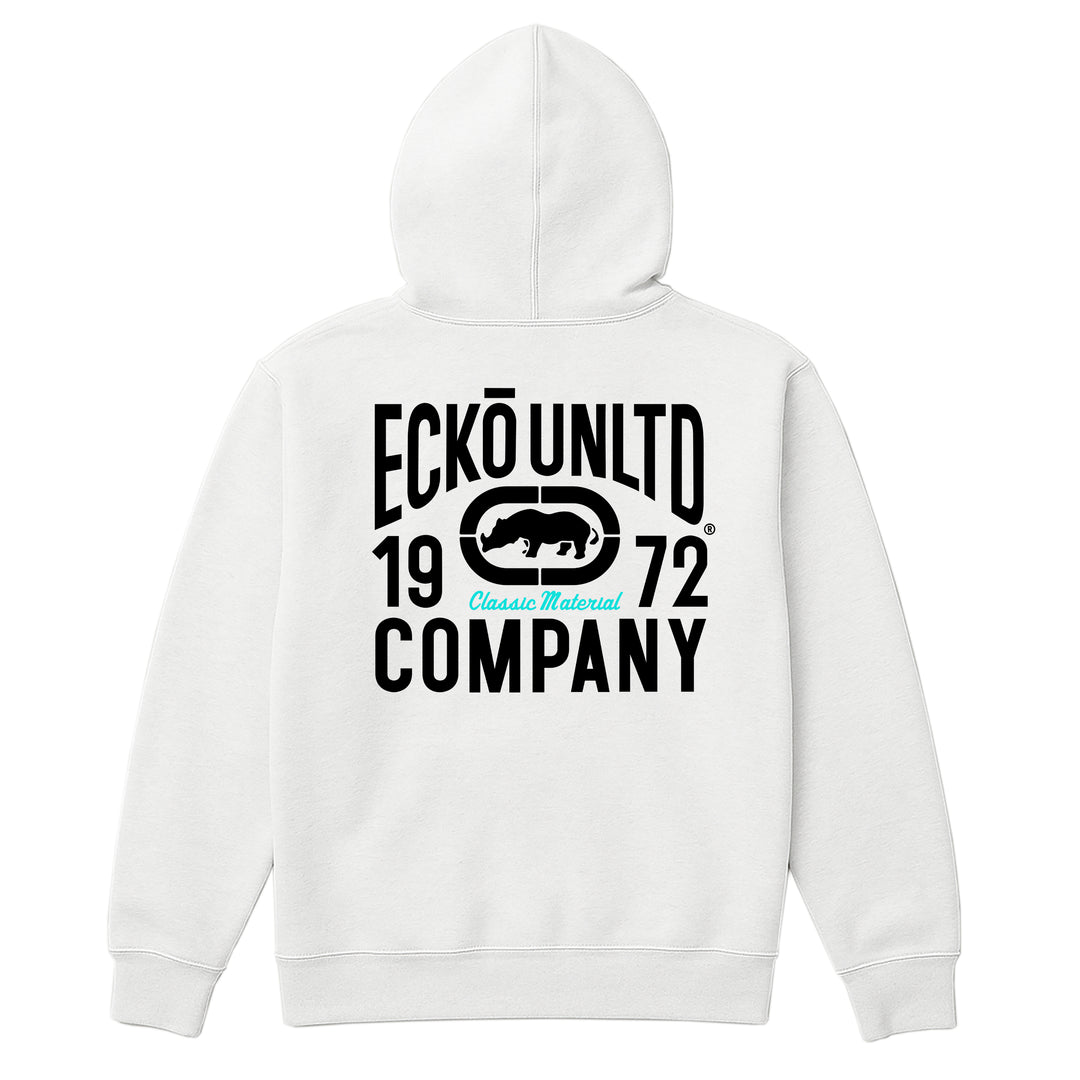 ECKO UNLTD CLASSIC MATERIAL HOODIE White