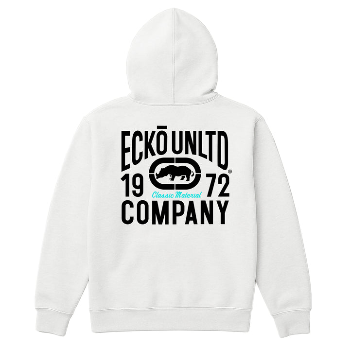 ECKO UNLTD CLASSIC MATERIAL HOODIE White