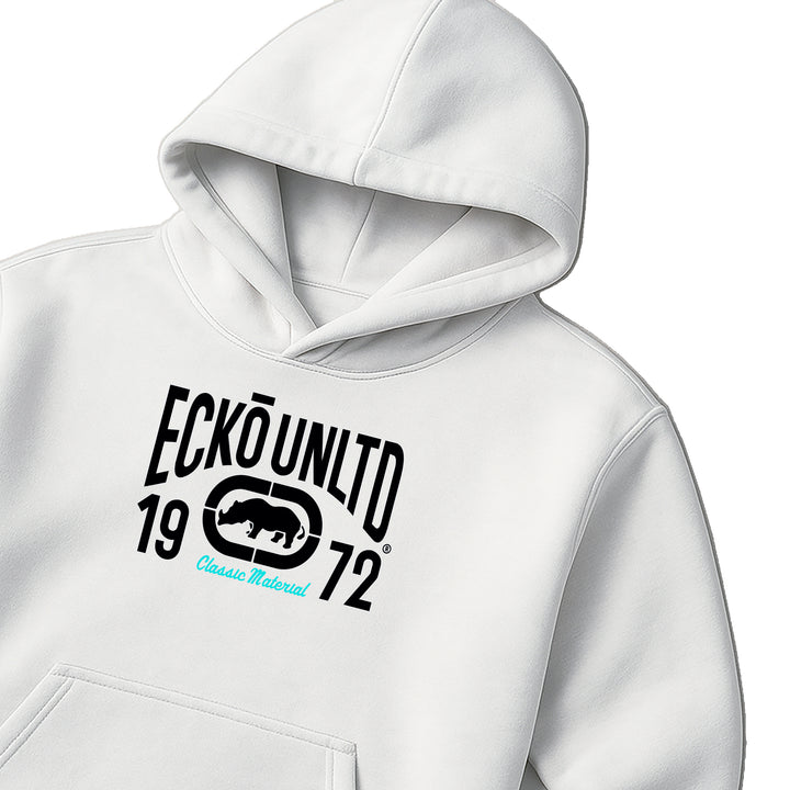 ECKO UNLTD CLASSIC MATERIAL HOODIE White