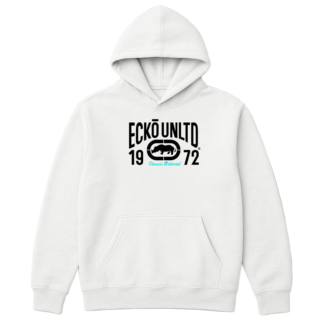ECKO UNLTD CLASSIC MATERIAL HOODIE White