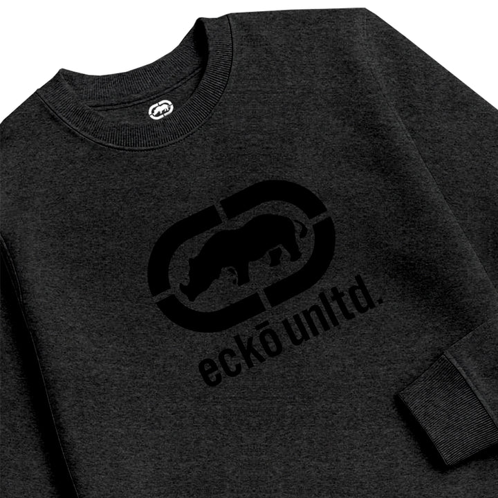 ECKO UNLTD EPIC LOGO SWEATSHIRT DK HEATHER