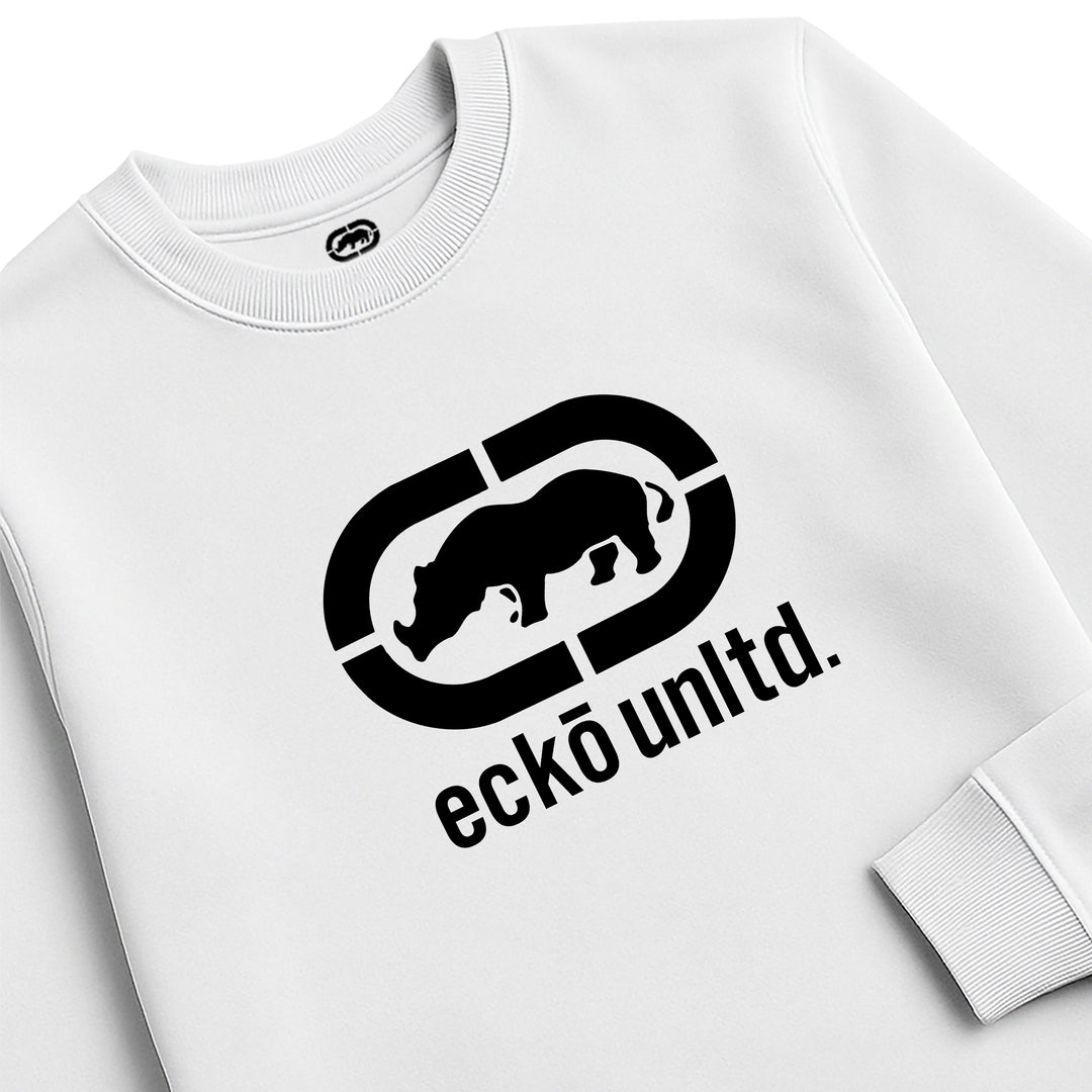 ECKO UNLTD EPIC LOGO SWEATSHIRT WHITE