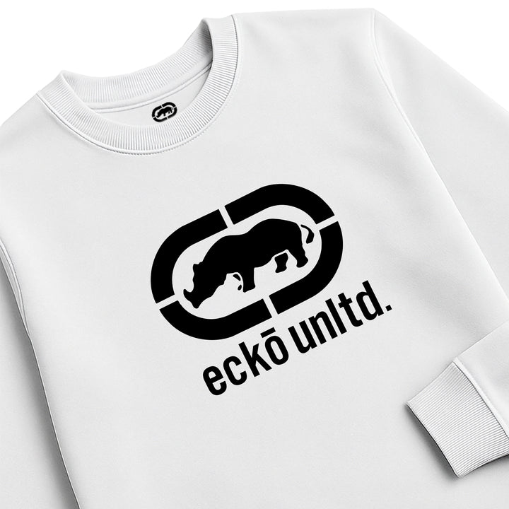 ECKO UNLTD EPIC LOGO SWEATSHIRT WHITE