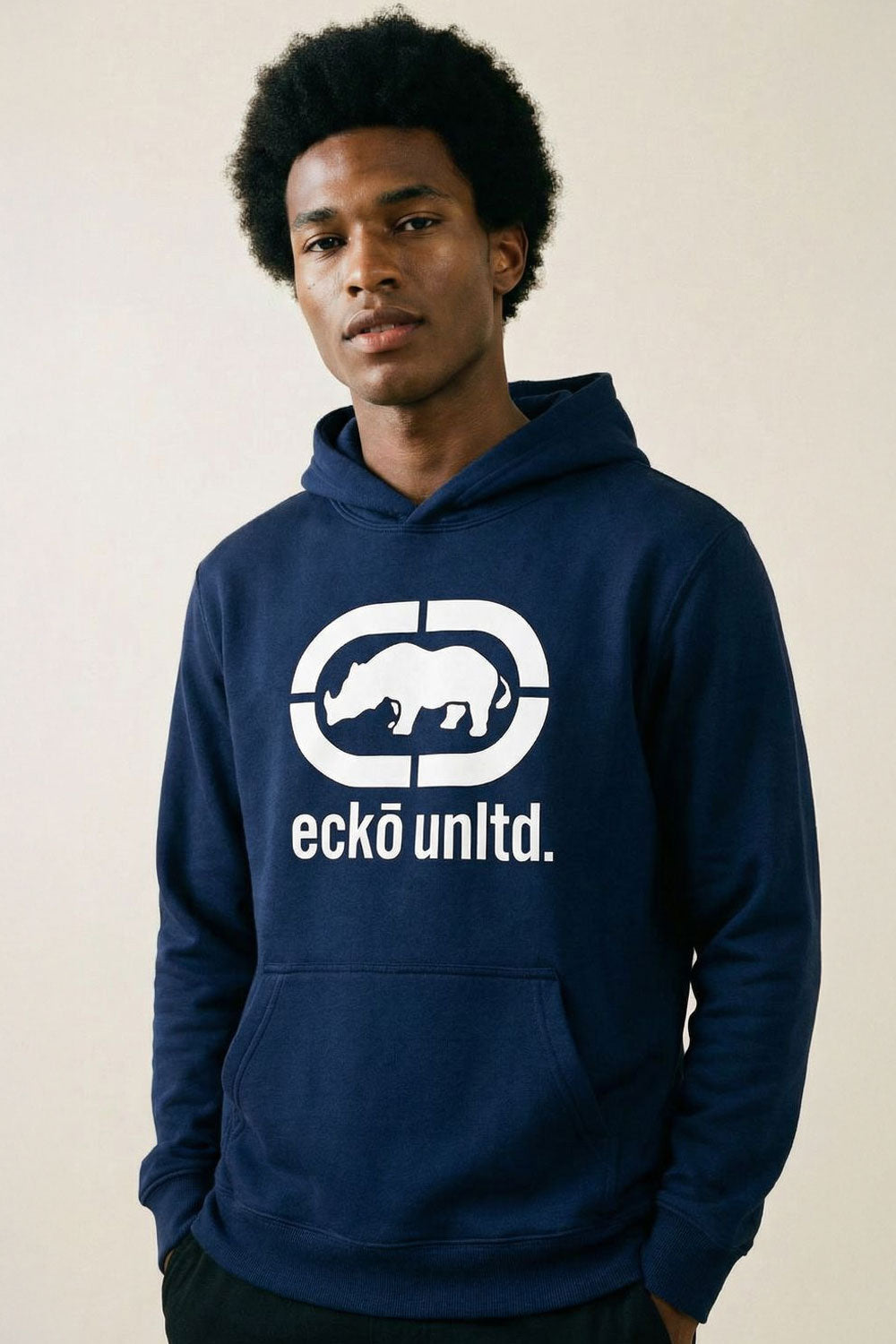 ECKO UNLTD EPIC LOGO HOODIE Navy