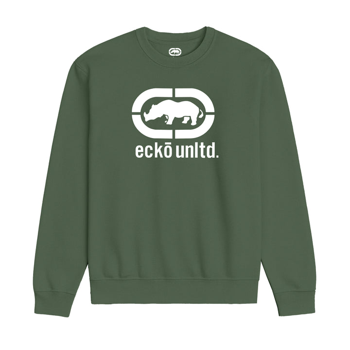 ECKO UNLTD EPIC LOGO SWEATSHIRT MILITARY GREEN