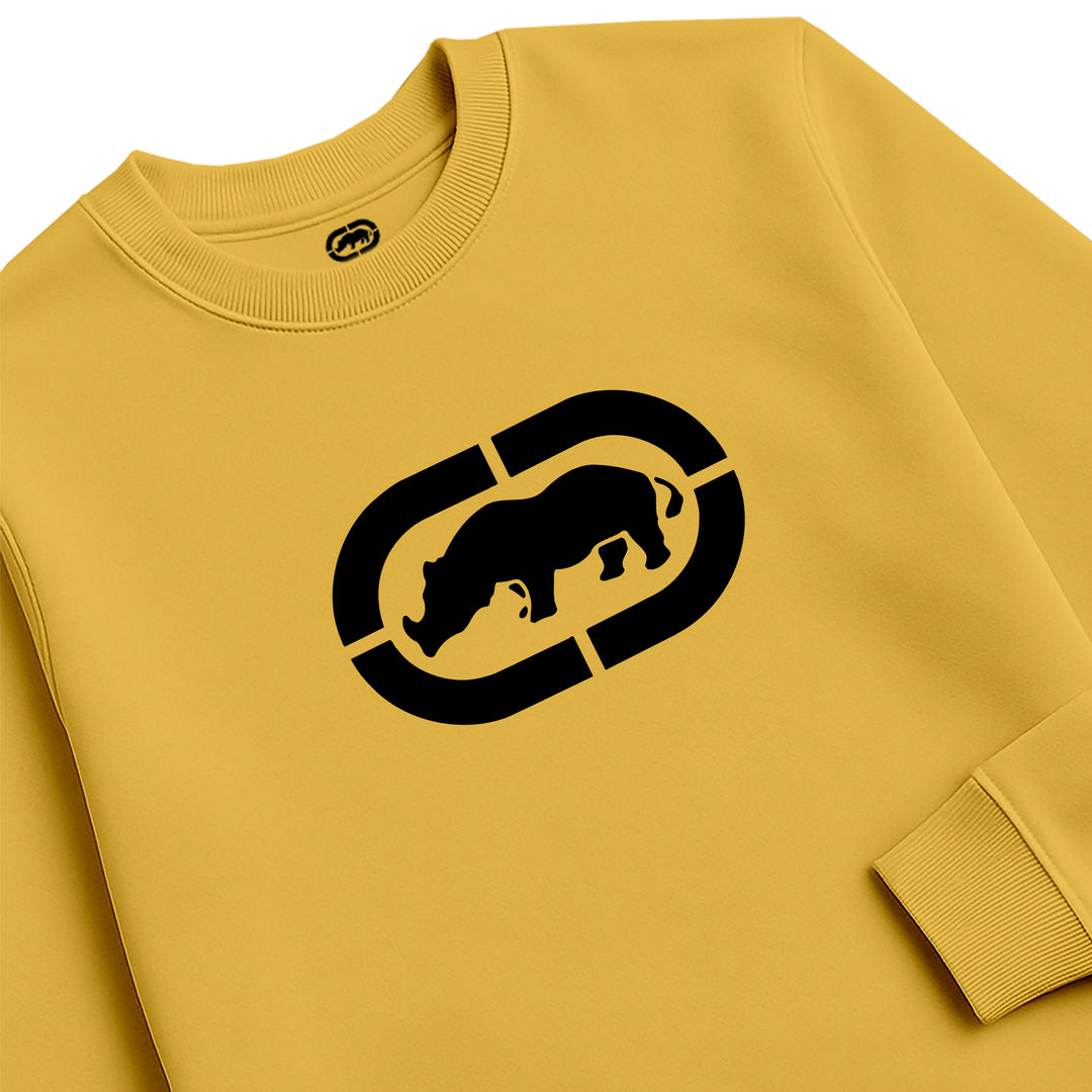 ECKO UNLTD CLEAN LOGO SWEATSHIRT YELLOW