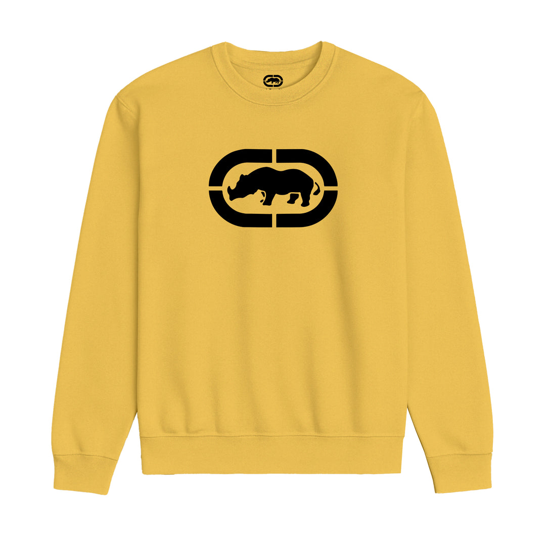 ECKO UNLTD CLEAN LOGO SWEATSHIRT YELLOW