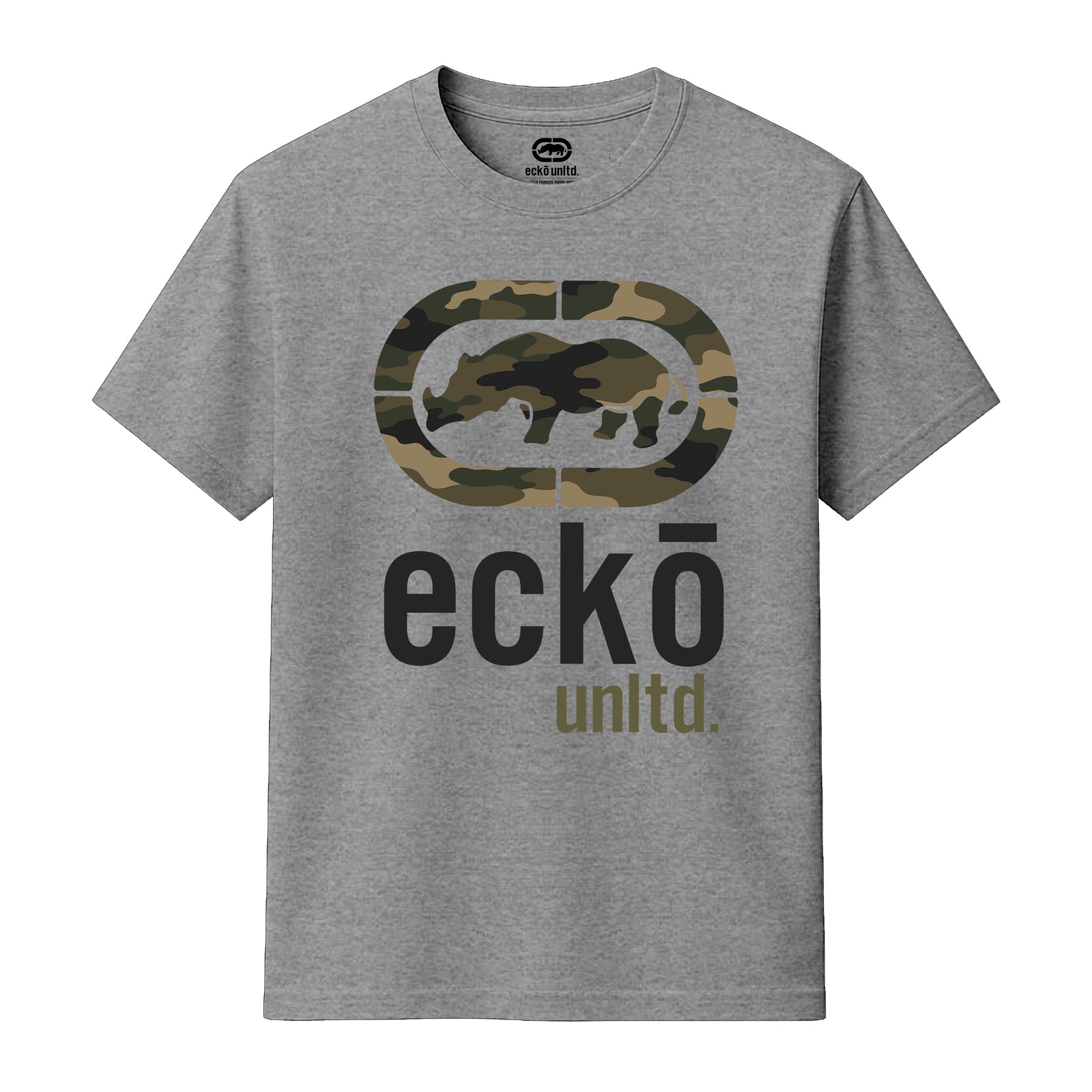 ECKO UNLTD STATEMENT T-SHIRT HEATHER GREY