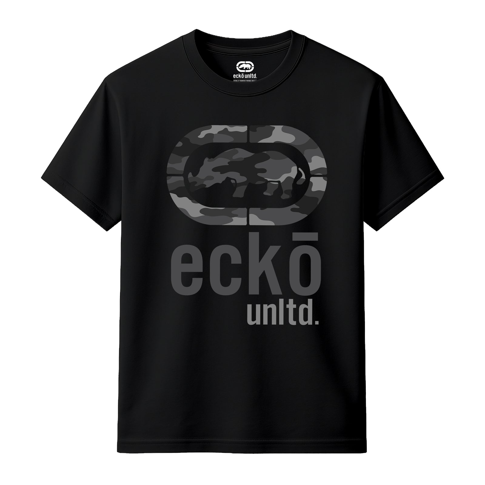 ECKO UNLTD MONO CAMO T-SHIRT BLACK