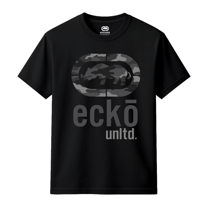 ECKO UNLTD MONO CAMO T-SHIRT BLACK