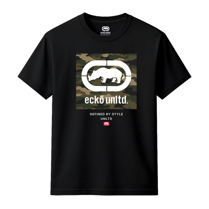 ECKO UNLTD CAMOUFLAGE T-SHIRT BLACK