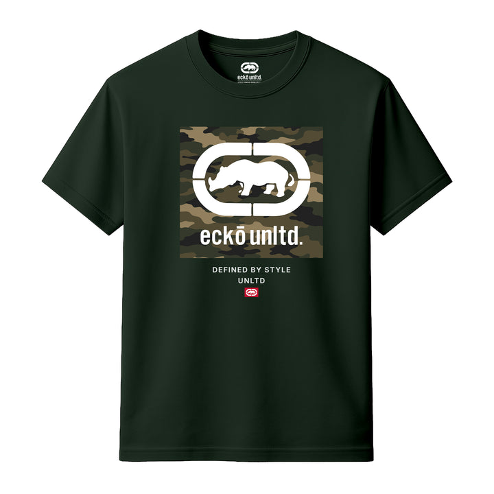 ECKO UNLTD CAMOUFLAGE T-SHIRT FOREST GREEN