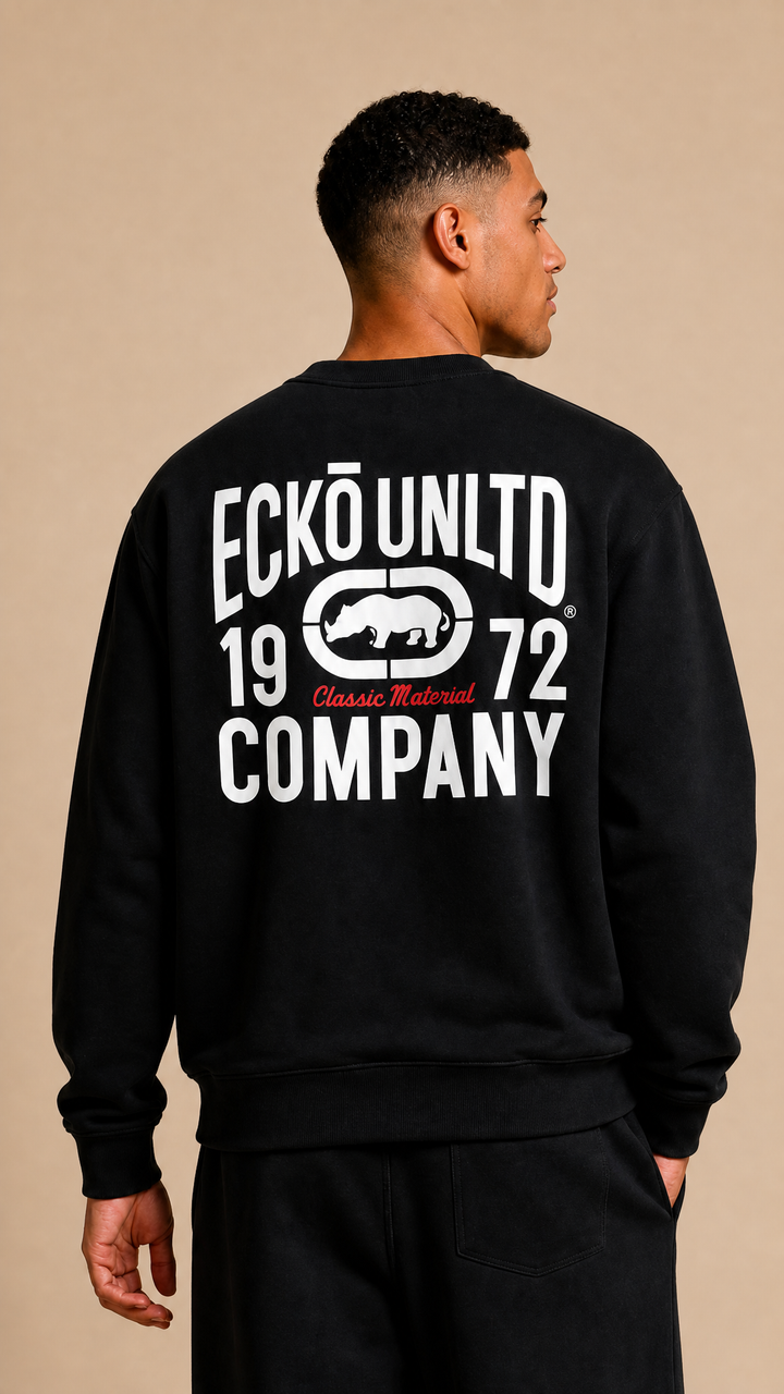 ECKO UNLTD MATERIAL SWEATSHIRT BLACK