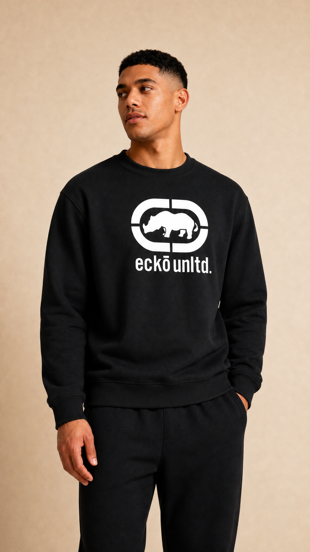 ECKO UNLTD EPIC LOGO SWEATSHIRT BLACK