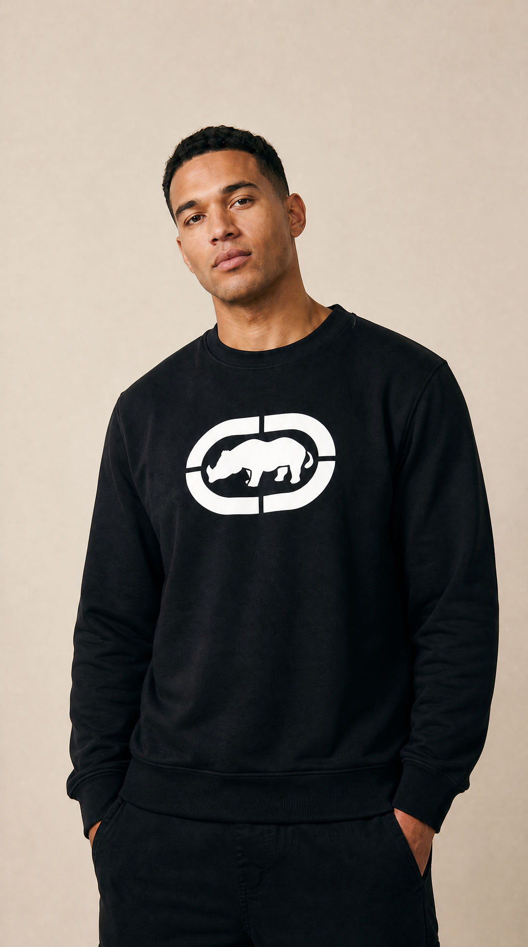 ECKO UNLTD CLEAN LOGO SWEATSHIRT BLACK