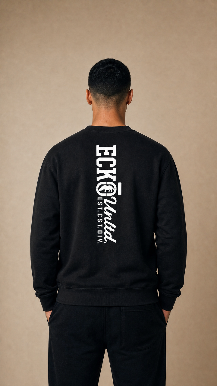 ECKO UNLTD BRANDED SWEATSHIRT BLACK